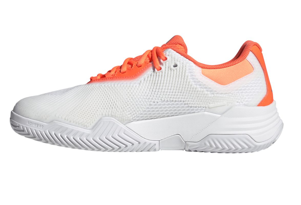 Мужские кроссовки теннисные Adidas Solematch Control 2 M - cloud white/core black/lucid orange