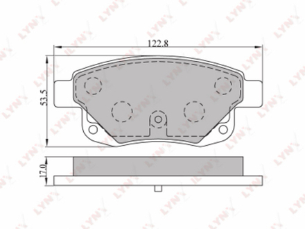Тормозные колодки LYNX BD-3003