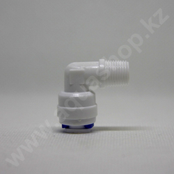 Фитинг QT-08A угловой 1/4"(f) x 1/8"(НР)