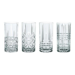 HIGHLAND - Набор стаканов 4 шт. высоких хрустальное стекло (set 4 pcs)