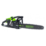 Цепная пила аккумуляторная Greenworks Арт. 2008307UA, 82V, 51 см, бесщеточная, с 1хАКБ 2.5 Ач и ЗУ