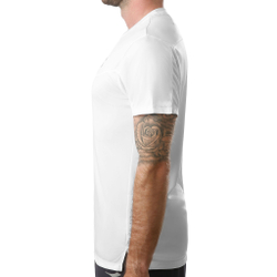 Мужское теннисное поло Diadora Team T-Shirt Men - White, Lightgrey