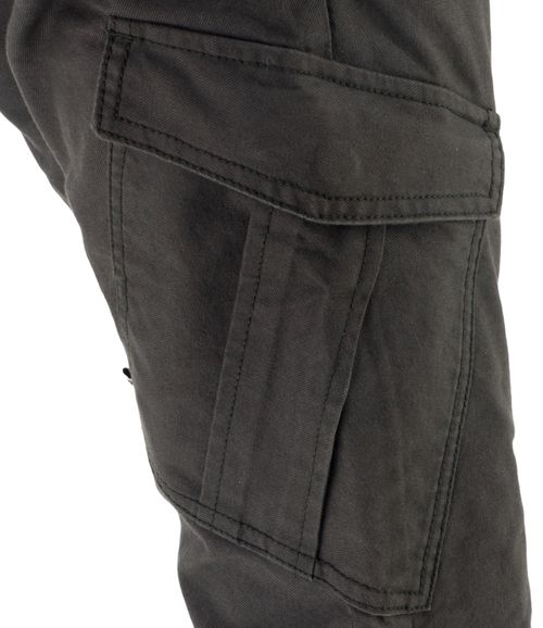 Купить Мотоджинсы с защитой Helstons Portland Toile Coton-Cordura / Черный