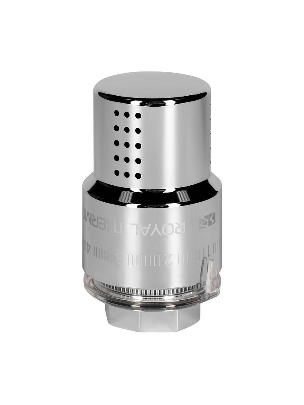 Термоголовка жидкостная Royal THERMO Design М30х1,5 хром (RTE 07.0010)