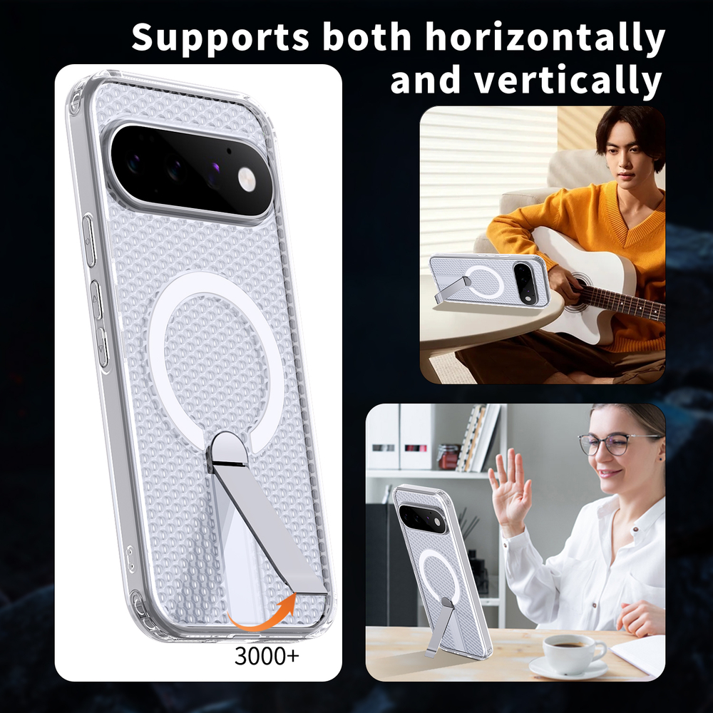 Прозрачный чехол Mesh Pro Magnetic Case для Google Pixel 11 Pro XL
