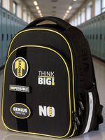 Ранец Berlingo Expert Plus "Think big" 38*29*15см, 2 отделения, 2 кармана, анатомическая спинка