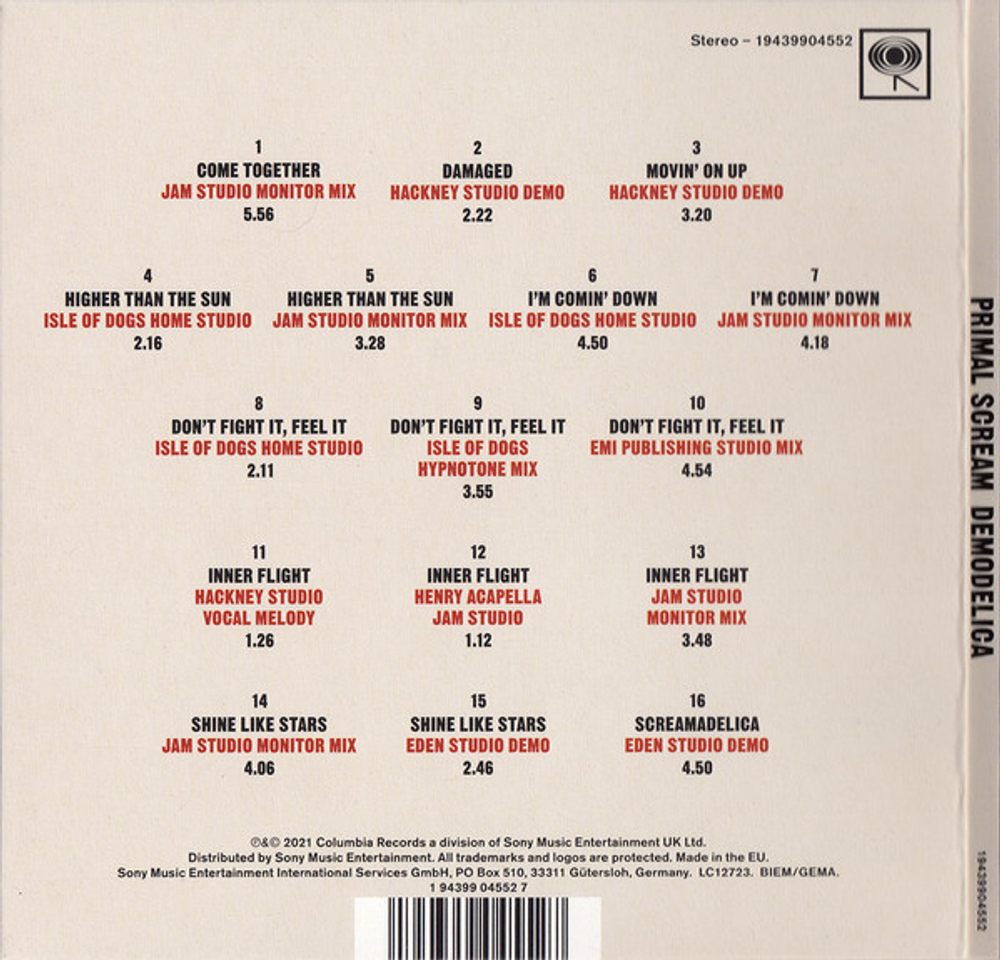 Primal Scream / Demodelica (CD)
