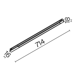 Трековый светильник Technical TR231-2-15W4K-B
