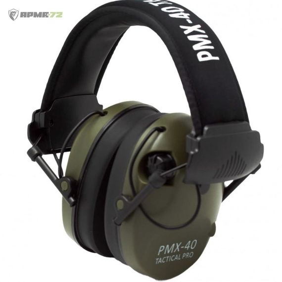 Наушники активные PMX-40 Tactical PRO (green)
