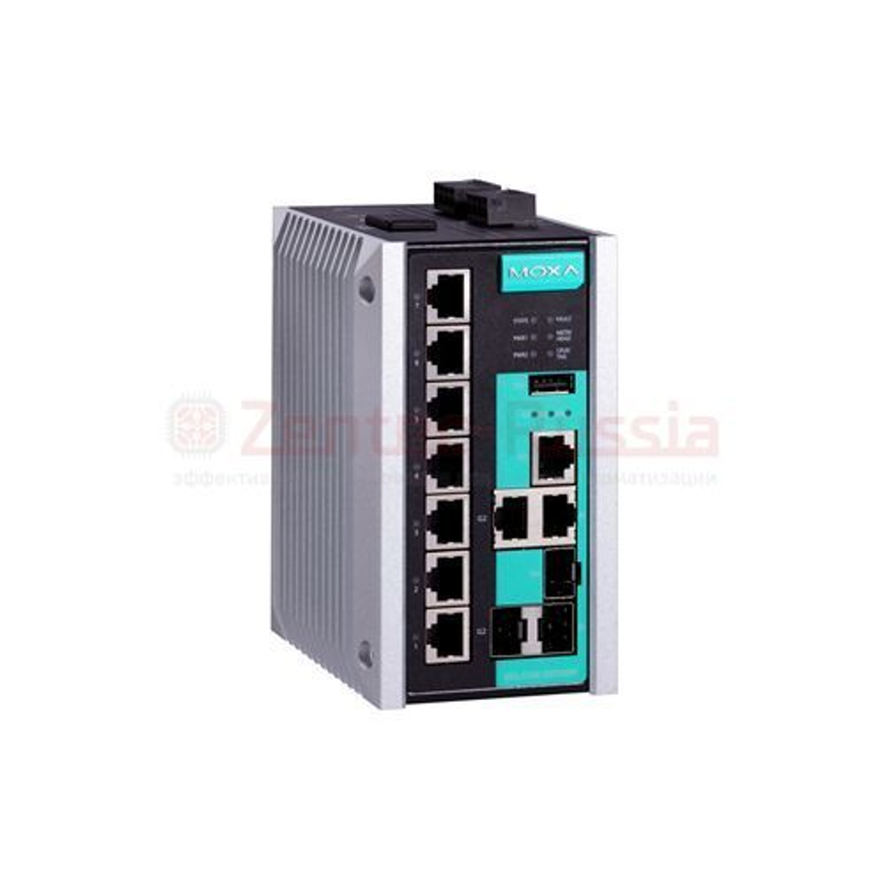 MOXA EDS-510E-3GTXSFP 10-портовый промышленный управляемый Ethernet коммутатор