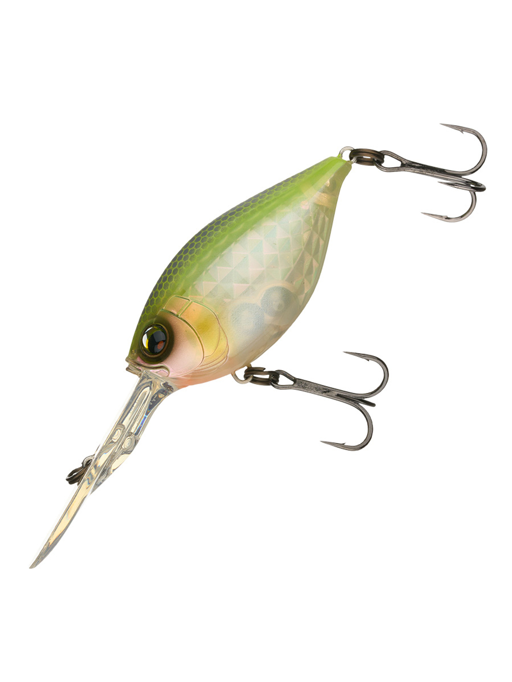 Воблер для рыбалки Duel L-Bass Crank DD 50F F1219-MGGB, 50 мм, 10 г, медленно всплывающий, крэнк