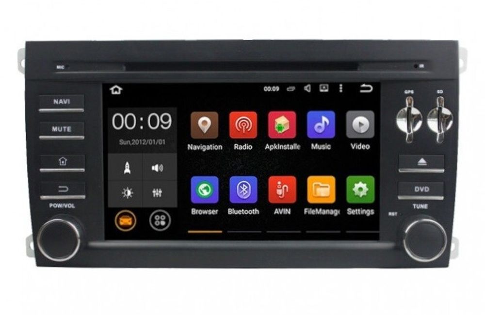 Магнитола для Porsche Cayenne 2002-2010 - Airok RX-2921D Android 13, Быстрая, SIM-слот