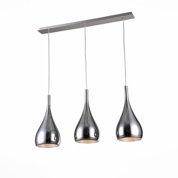 Люстра подвесная 3*E27 SL874.113.03 хром Gocce ST-Luce