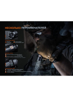 Фонарь Fenix тактический PD35R ACE + CL01 черный