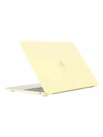 Чехол пластиковый Gurdini для Macbook Air 15" 2023 (A2941) Cream Case Lemon Yellow