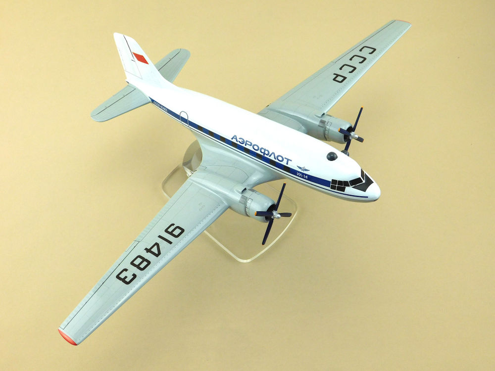Модель самолета Ил-14 (М1:72, Аэрофлот СССР-91483)