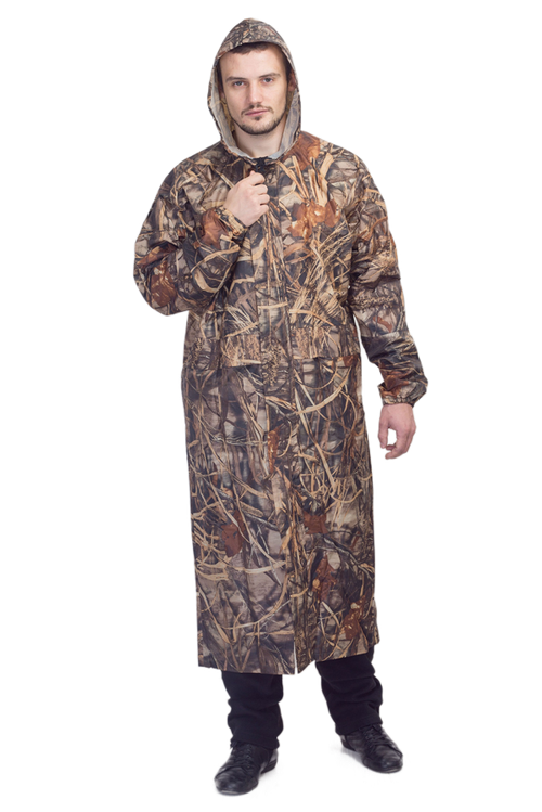 Плащ-дождевик (прорезин) / таффета / камыш (закуп)