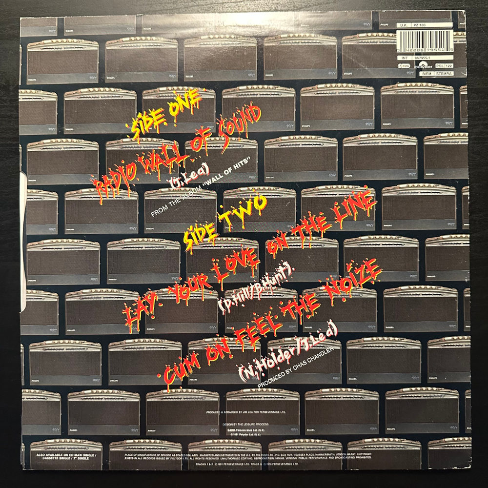 Slade - Radio Wall Of Sound (Англия 1991г.) 12", 45 RPM