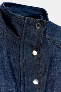 ZARA ЖИЛЕТ ИЗО ЛЬНА С ЭЛАСТИЧНОЙ ТАЛИЕЙ, ИНДИГО