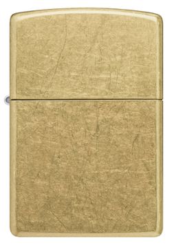 Зажигалка Zippo Classic с покрытием Street Brass золотистая (48267)