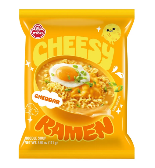 Лапша быстрого приготовления Otoki Чиз Рамен со вкусом сыра чеддер, 111 г (Южная Корея)