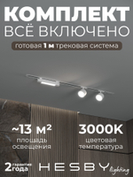 Комплект трековый Hesby Lighting Skylite No14 HSBL_kompl_S014_VI1W3K