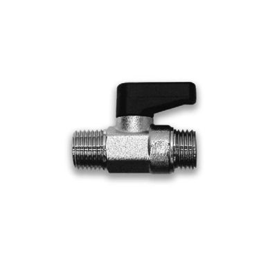Минивентиль шаровый М1/8"-М1/4"  (штуцер-штуцер)