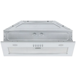 Встраиваемая вытяжка Krona LUISA 600 GLASS WHITE PB