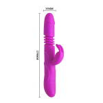 Вибратор 27см с поступательным движением и ротацией Pretty Love Ward BI-014399