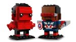 Конструктор LEGO BrickHeadz 40668 Капитан Америка и Красный Халк