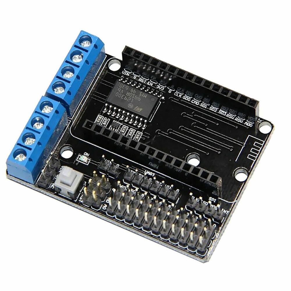 Nodemcu плата расширения L293D для  ESP  (моторный щит)