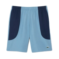 Мужские теннисные шорты Lacoste Water Repellent Colour Block Sport - aral/navy blue