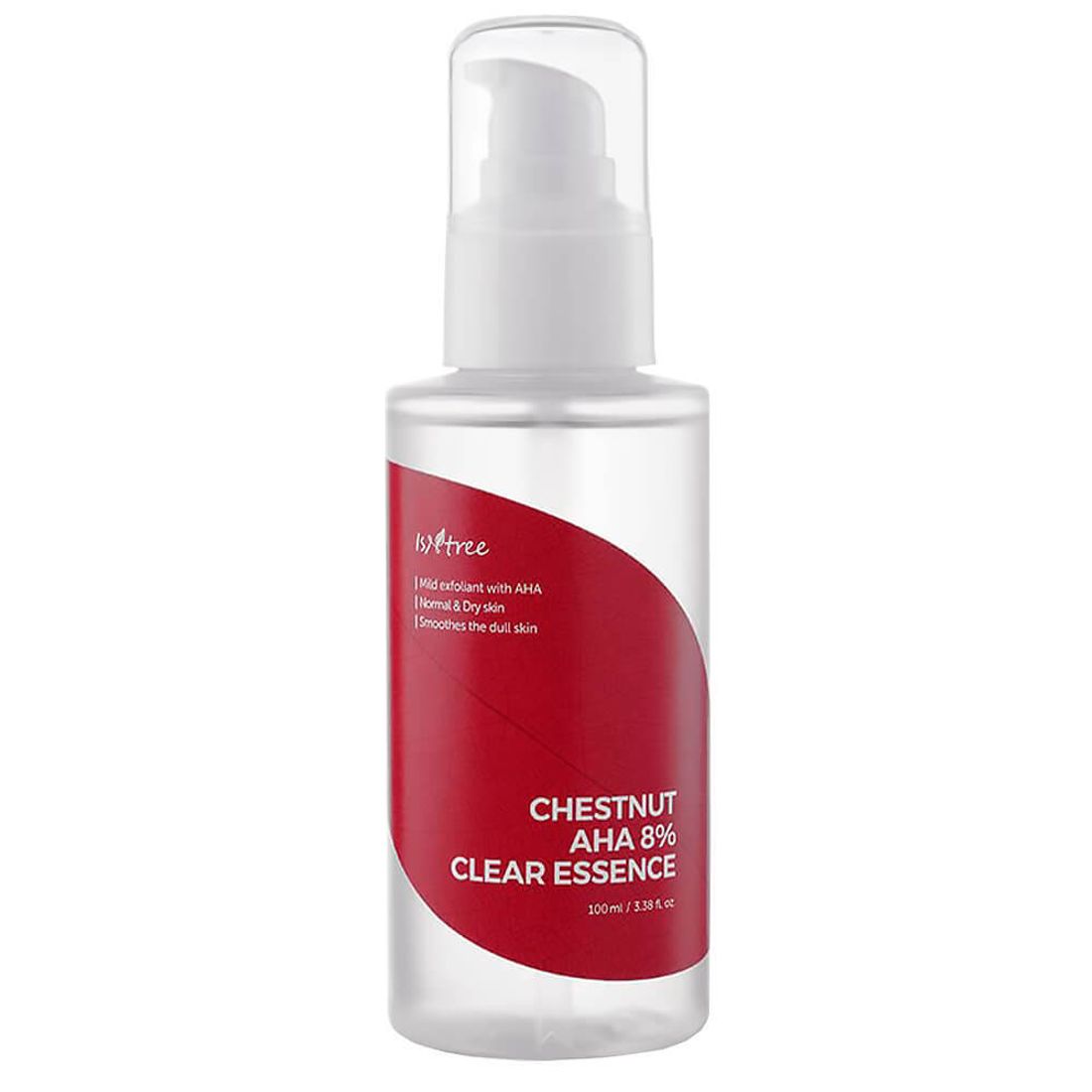 Обновляющая эссенция с АНА-кислотами IsNtree Chestnut AHA 8% Clear Essence 100 мл