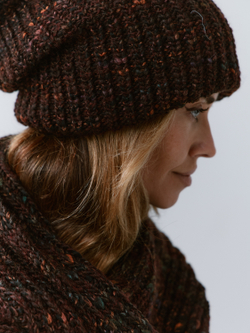 Шапка женская "БОРДОВЫЙ ЛОНДОН"