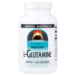 Source Naturals, L-глутамин, 500 мг, 100 капсул