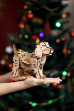 Сборная деревянная модель «Механический щенок Puppy» (EWA)