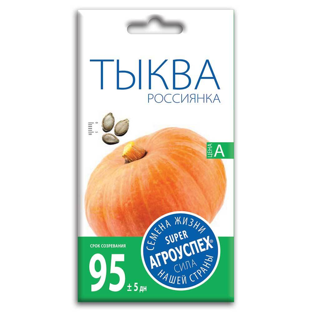 Тыква Россиянка, семена Агроуспех 2г
