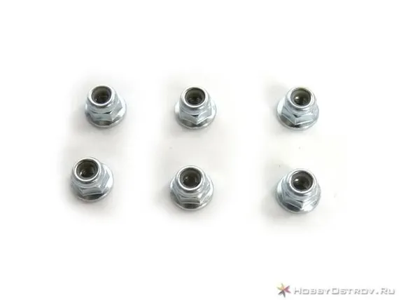 Гайка Himoto M3 1/8 Locknut 6шт Hi820064