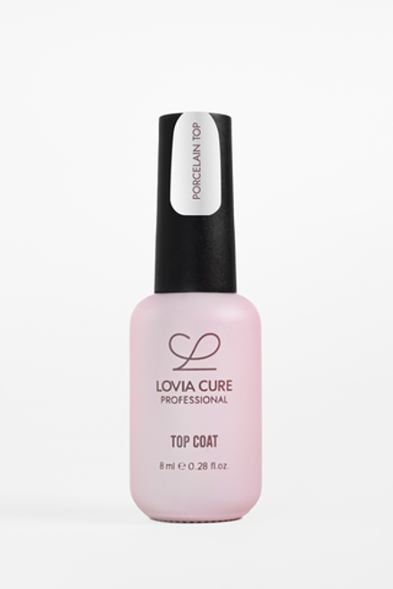 Lovia Cure Porcelain Top Milk - Топ Фарфоровый молочный без л\с, 8 мл