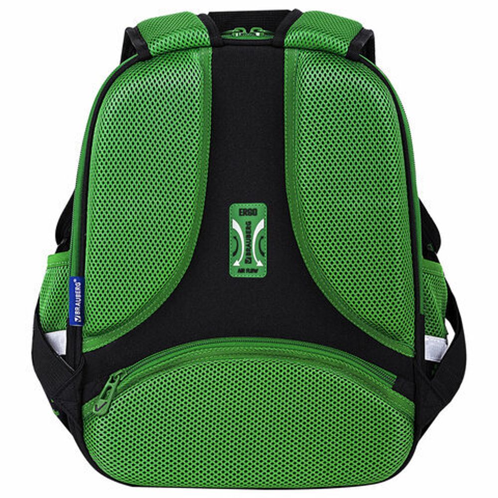 Ранец BRAUBERG FIT, 2 отделения, "Night warrior", 38х27х14 см, 272023