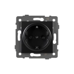 Механизм электрической розетки SCT-MEU1-PL-BK-V (250V, 16A) (Arlight, -)