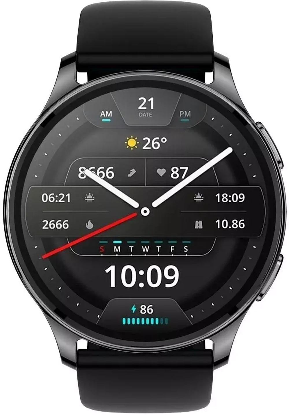 Умные часы Amazfit Pop 3R Metallic Black