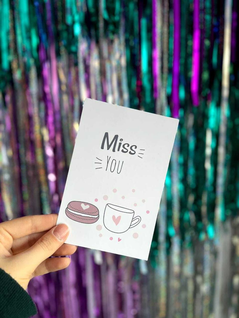 Открытка Miss you №18  Изображение2