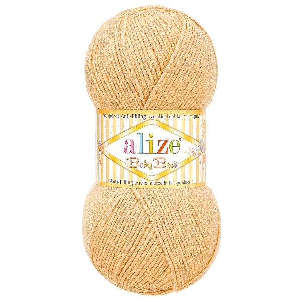 Пряжа Alize (Ализе) Baby Best / уп.5 мот. по 100 г, 240м, 310 шампань A
