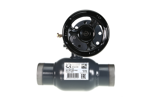 Ридан RJIP Premium 065N0136R — Кран шаровой WW DN80 PN25 WG (приварной, с редуктором, стандартный проход)