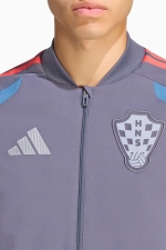 Ветровка adidas Croatia 2026 Tiro Presentation - фиолетовый