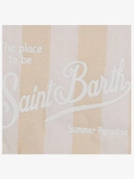 Косметичка MC Saint Barth Aline soft Linen бежевая полоса