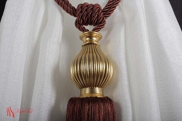 Подхваты-кисти для штор 2шт. терракот