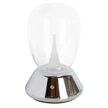 Настольная лампа диммируемая 10W 3000K 807904 прозрачный/хром Uovo III Lightstar