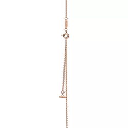 Подвеска из розового золота 18k с бриллиантами, Tiffany 💠 T collection -